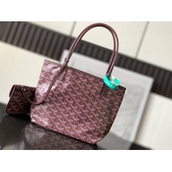 Goyard Saint Louis Mini Bag Burgundy GOBS3162