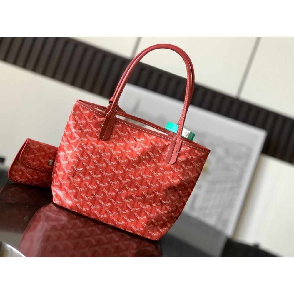 Goyard Saint Louis Mini Bag Red GOBS3167