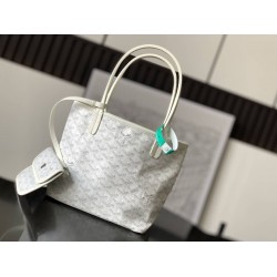 Goyard Saint Louis Mini Bag White GOBS3169