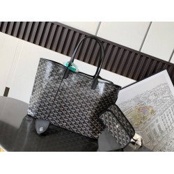 Goyard Saint Louis PM Bag Black GOBS3258