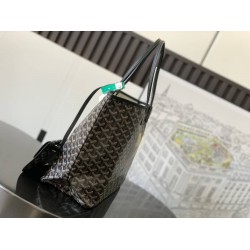 Goyard Saint Louis PM Bag French Bulldog Black GOBS3261