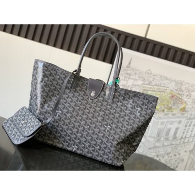 Goyard Saint Louis PM Bag Grey GOBS3264