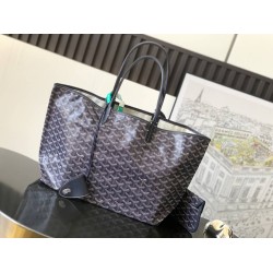 Goyard Saint Louis PM Bag Navy Blue GOBS3265