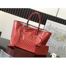 Goyard Saint Louis PM Bag Red GOBS3267