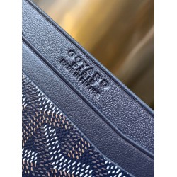 Goyard Saint-Sulpice Card Wallet Nave Blue GOBS3522