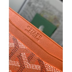 Goyard Saint-Sulpice Card Wallet Orange GOBS3523