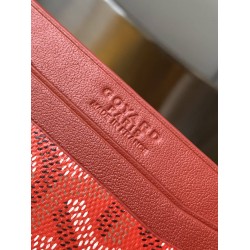 Goyard Saint-Sulpice Card Wallet Red GOBS3524