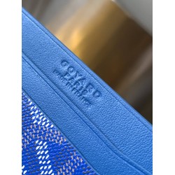 Goyard Saint-Sulpice Card Wallet Sky Blue GOBS3525