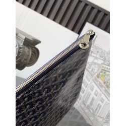 Goyard Senat GM Pouch Navy Blue GOBS3218