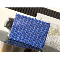 Goyard Senat GM Pouch Sky Blue GOBS3220