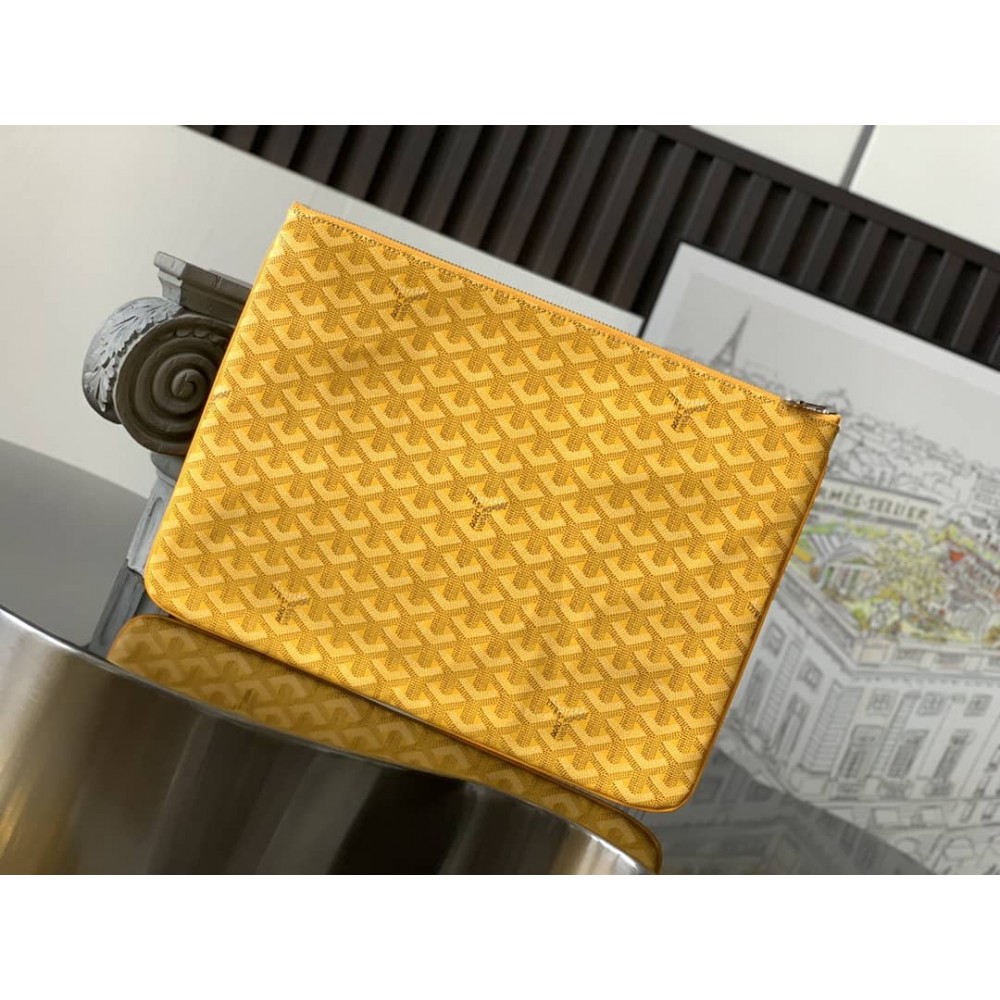 Goyard Senat GM Pouch Yellow GOBS3222