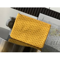 Goyard Senat GM Pouch Yellow GOBS3222