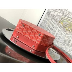 Goyard The Alto Hatbox Trunk Bag Red GOBS3440