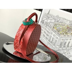 Goyard The Alto Hatbox Trunk Bag Red GOBS3440