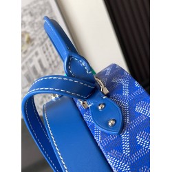 Goyard The Alto Hatbox Trunk Bag Sky Blue GOBS3441