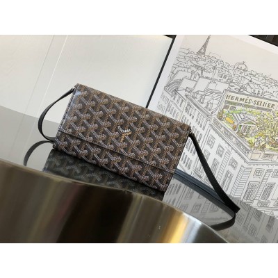 Goyard Varenne Continental Wallet Black GOBS3528