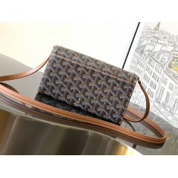 Goyard Varenne Continental Wallet Black & Tan GOBS3529