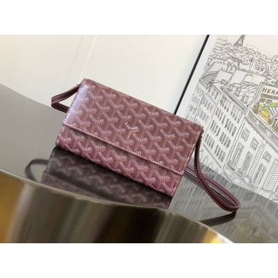 Goyard Varenne Continental Wallet Burgundy GOBS3530