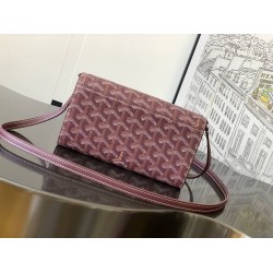 Goyard Varenne Continental Wallet Burgundy GOBS3530