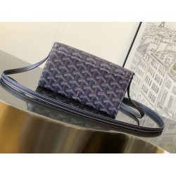 Goyard Varenne Continental Wallet Navy Blue GOBS3533