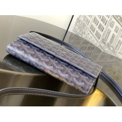 Goyard Varenne Continental Wallet Navy Blue GOBS3533