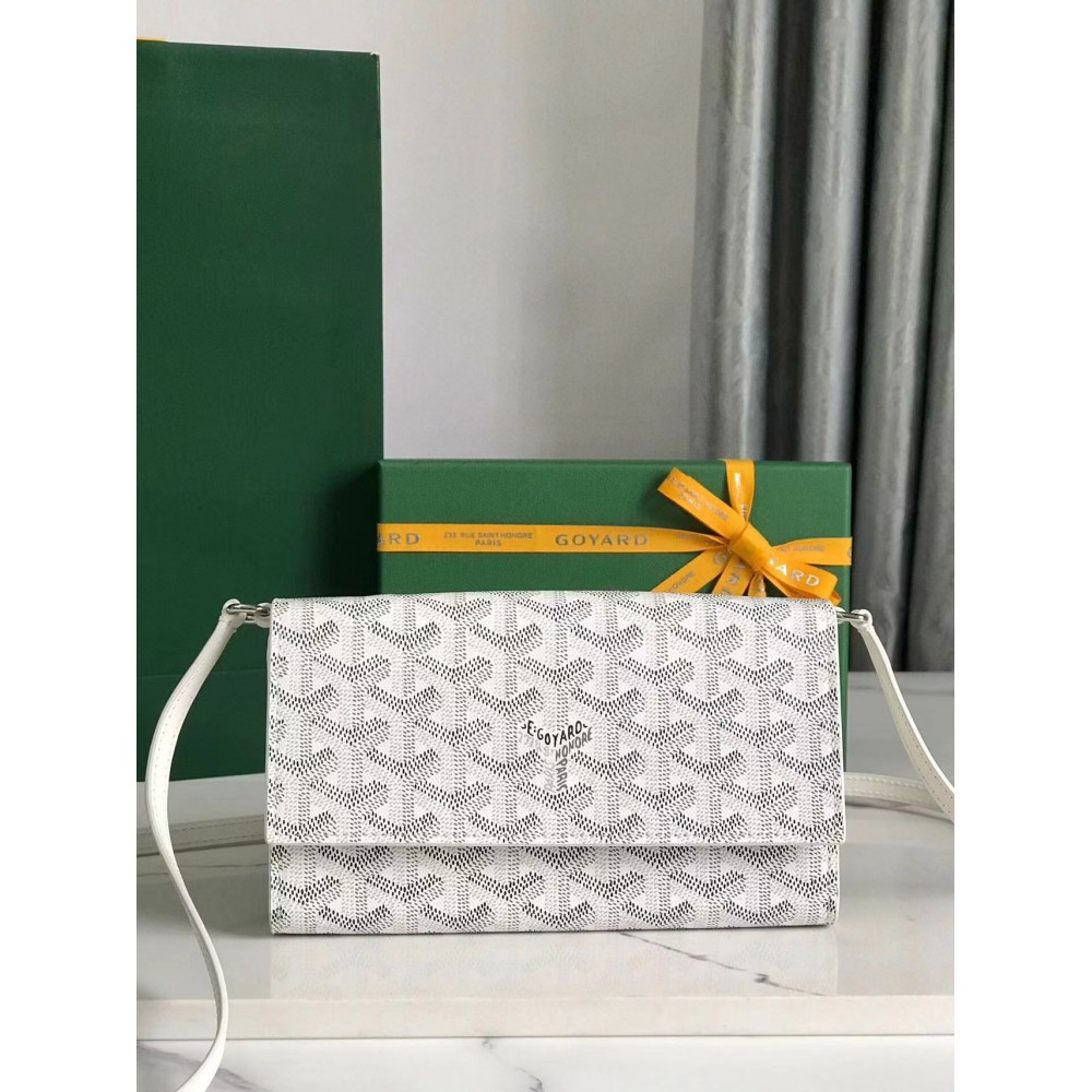 Goyard Varenne Continental Wallet White GOBS3535