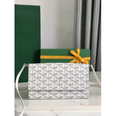 Goyard Varenne Continental Wallet White GOBS3535