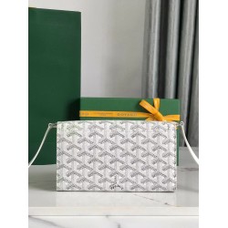 Goyard Varenne Continental Wallet White GOBS3535