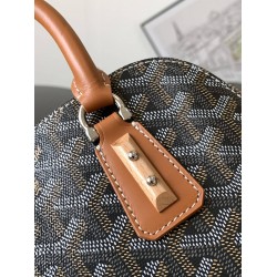 Goyard Vendome Mini Bag Black & Tan GOBS3129