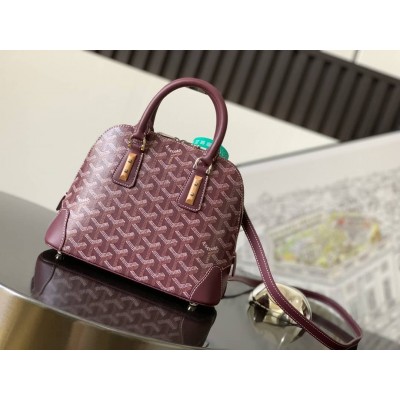 Goyard Vendome Mini Bag Burgundy GOBS3130