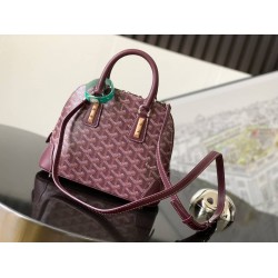 Goyard Vendome Mini Bag Burgundy GOBS3130