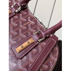 Goyard Vendome Mini Bag Burgundy GOBS3130