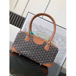 Goyard Vintage Bag Black & Tan GOBS3454