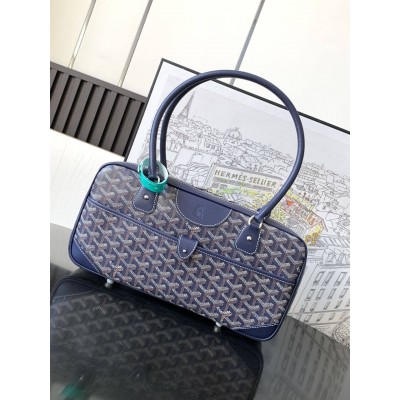 Goyard Vintage Bag Navy Blue GOBS3458