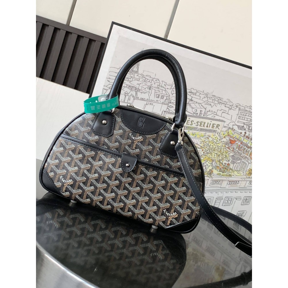 Goyard Vintage Bowling Bag Black GOBS3464