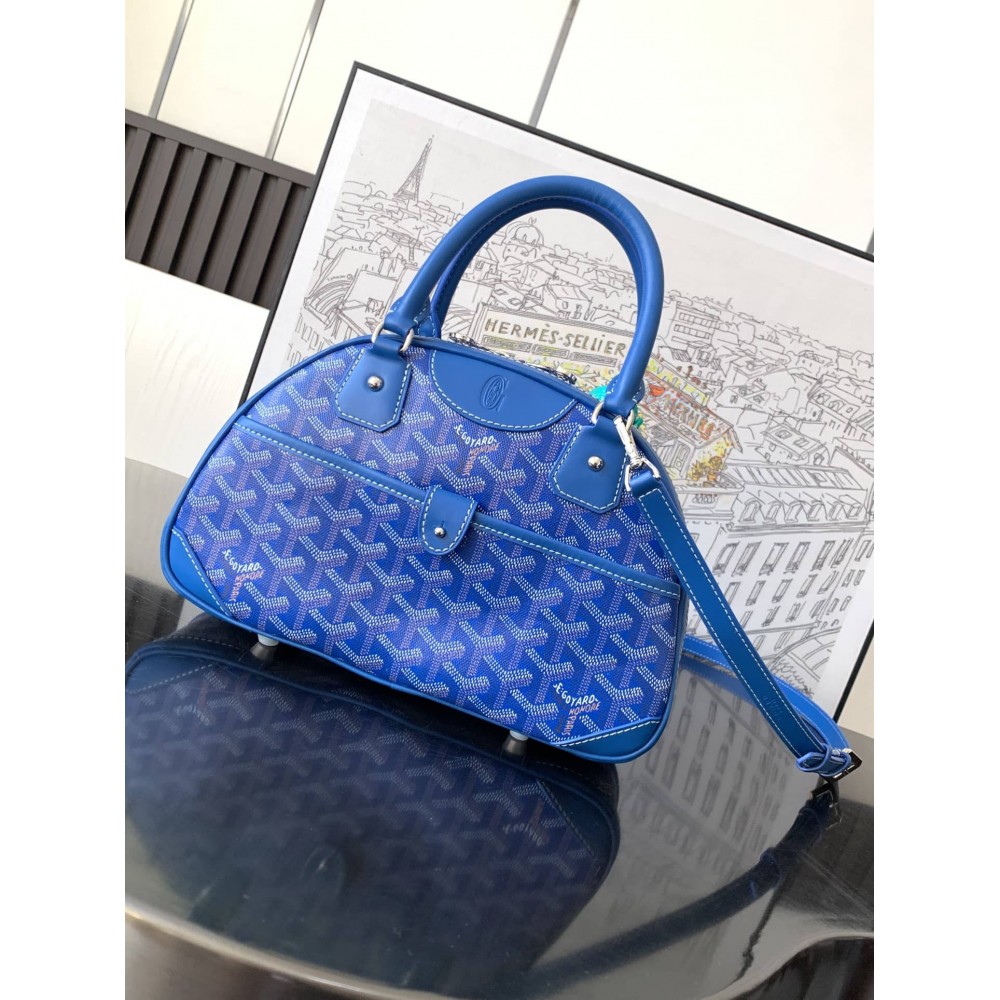 Goyard Vintage Bowling Bag Sky Blue GOBS3471