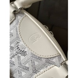 Goyard Vintage Bowling Bag White GOBS3472