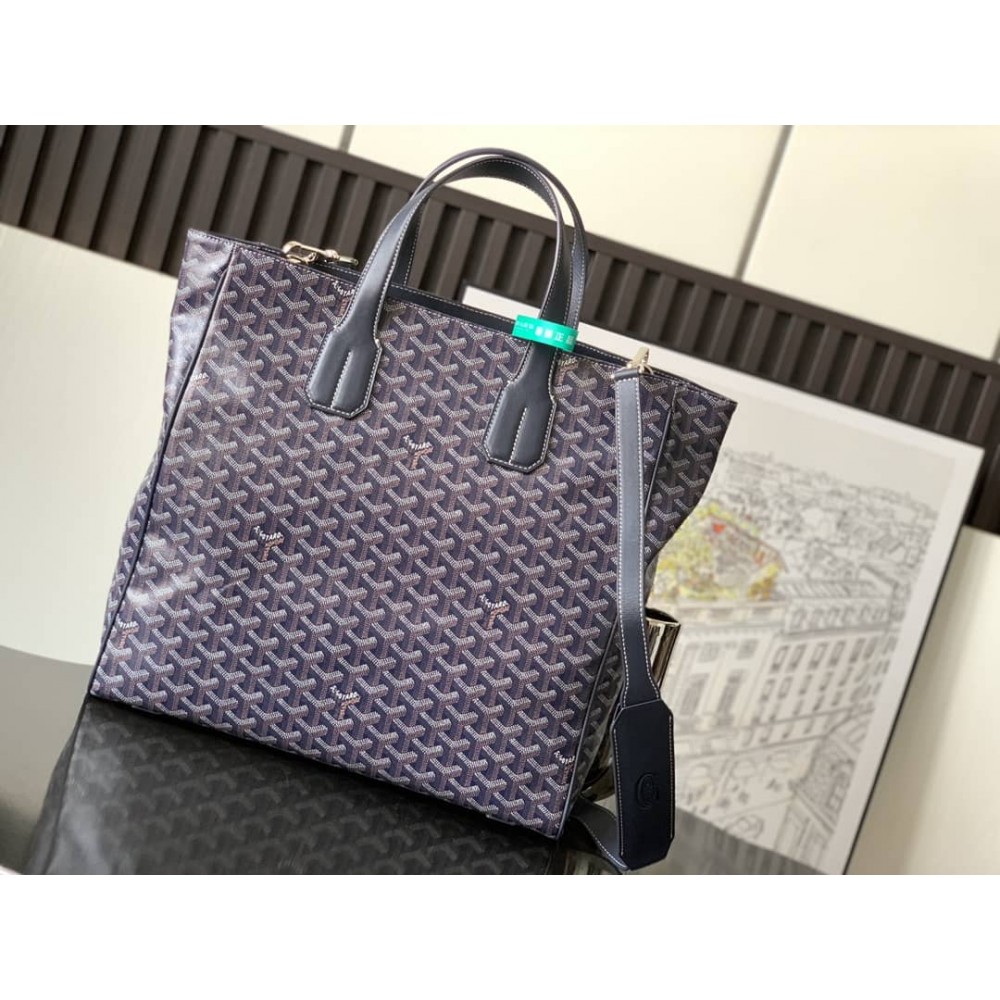 Goyard Voltaire Bag Navy Blue GOBS3323