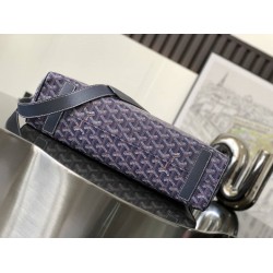 Goyard Voltaire Bag Navy Blue GOBS3323