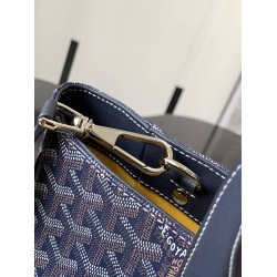 Goyard Voltaire Bag Navy Blue GOBS3323